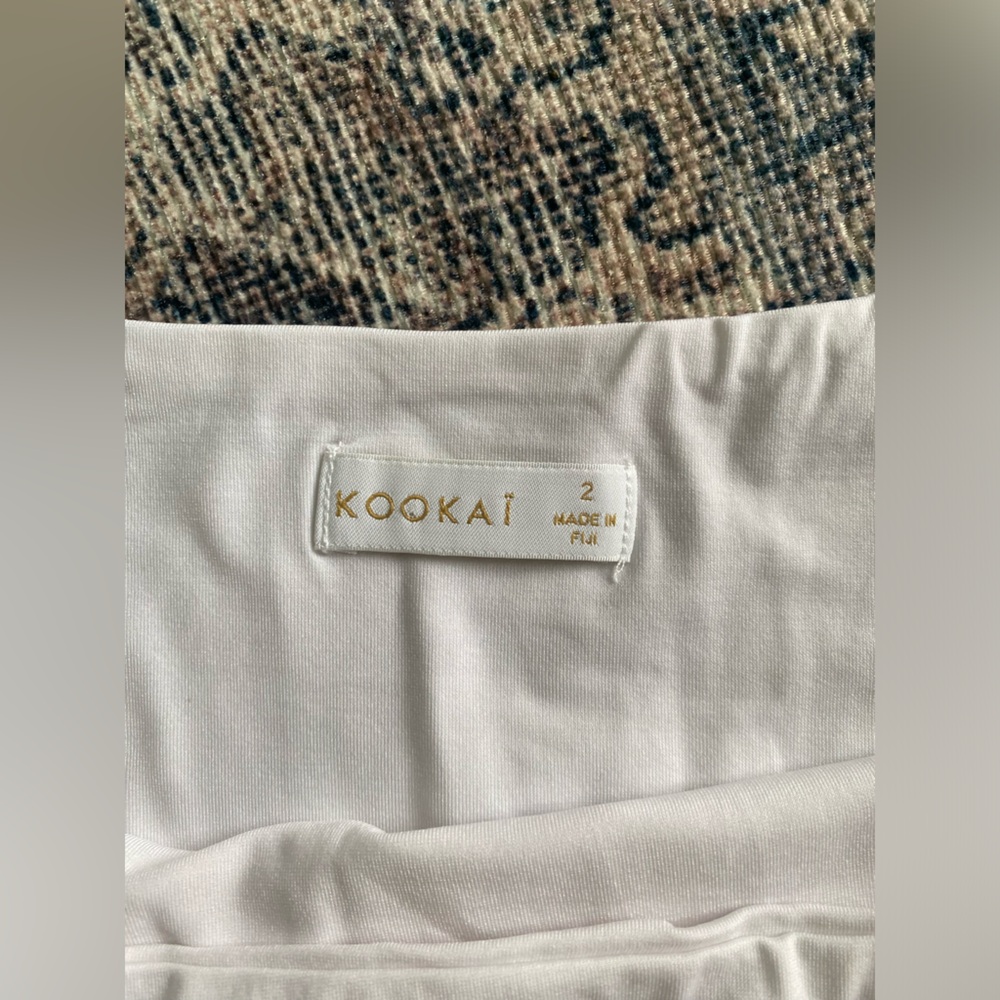 Kookai White Fitted Tank - Picture 3 of 4